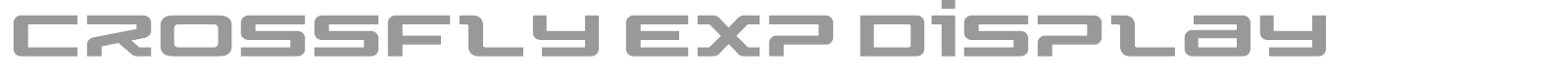 Crossfly font preview